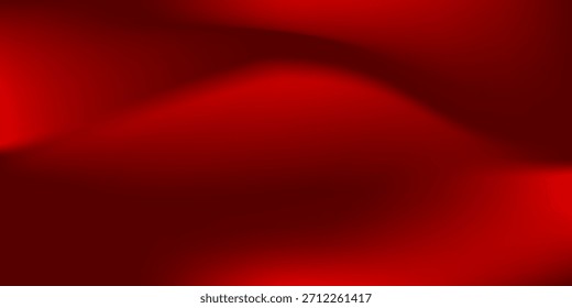 Um estilo moderno de fundo abstrato apresenta um gradiente de cores vermelho e vermelho escuro, criando uma transição suave, como onda. Eps 10