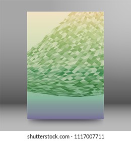 Abstract background Modern style sea Design website page banners. Vector Illustration EPS 10. Geometric concept mosaic cool gamma colors for grunge backdrop presentation