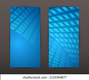 Abstract background Modern style sea Design website page banners. Vector Illustration EPS 10. Geometric concept mosaic cool gamma colors for grunge backdrop presentation