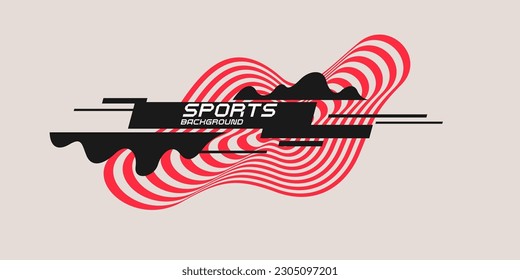 Abstract background in a modern trendy style. Poster with simple flat organic shapes, geometric shapes and lines.