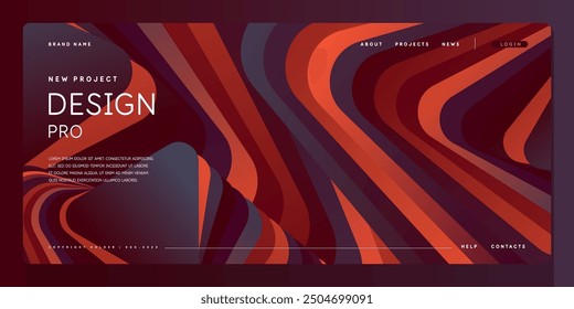 Abstract background in a modern trendy style. Poster with simple flat organic shapes, geometric shapes and lines.