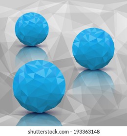 Abstract background in modern triangle style. Vector illustration. 