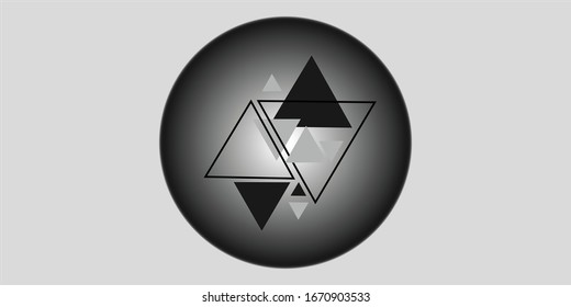 Abstract background with modern triangles used for background images, brochures, websites and other art.