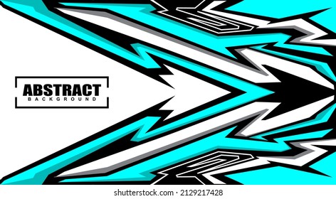 Abstract background modern vector racing 3d tosca and white Premium Vector