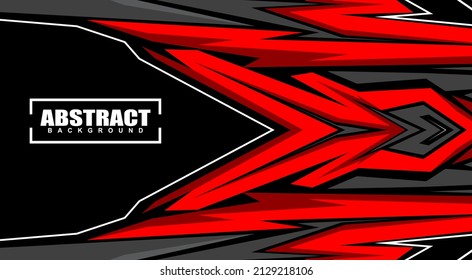 Abstract background modern vector racing 3d red Premium Vector