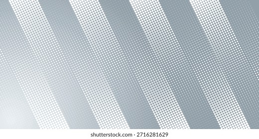 Fondo Abstractas con un moderno diseño de semitono blanco. Concepto de fondo minimalista con puntos blancos futuristas. VOL. 3