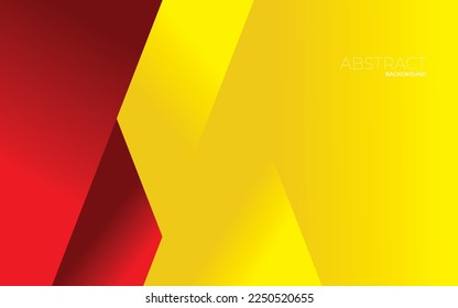 Abstract background modern . Yellow and red background . Vector abstract background gradation design, bright poster, banner yellow and red background Vector