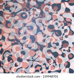 Abstract background, Molecular compounds, Metaball, Vector eps 10