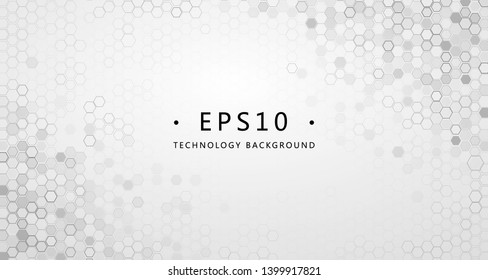 The abstract background of molecular structure and graphic design of technology sense.