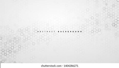 The abstract background of molecular structure and graphic design of technology sense.