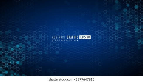 The abstract background of molecular structure and graphic design of technology sense.