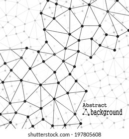 Abstract background molecules, DNA