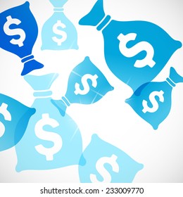 abstract background: money