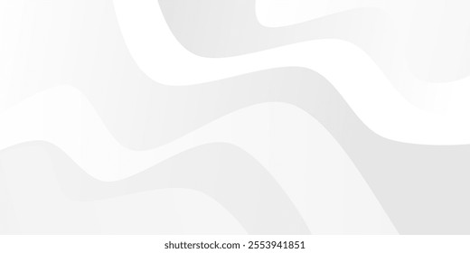 Abstract background with a monochromatic color scheme, featuring smooth, flowing curves. Vector illustration