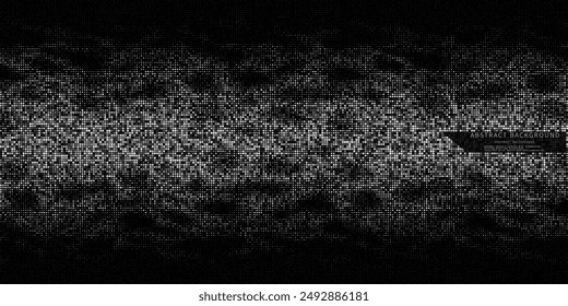 Abstract background monochromatic noise color pixels. Rectangle mosaic gradient design. Vector Illustration.