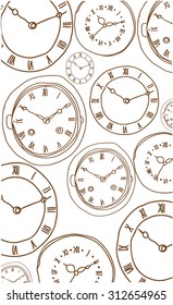 abstract background with monochromatic pattern hours