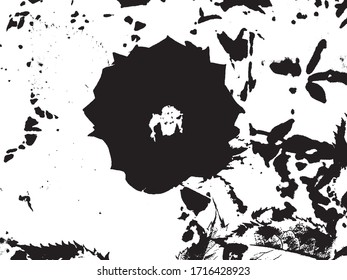 Abstrakter Hintergrund. Monochrome Grunge Textur Vektorillustration EPS10