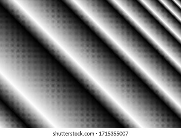 Abstract background with a monochrome halftone dots design