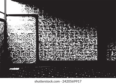 Antecedentes abstractos. Textura monocroma. La imagen incluye un efecto en los tonos blanco y negro.