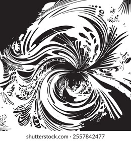 Abstract background. Monochrome texture. Image includes a effect the black and white tones