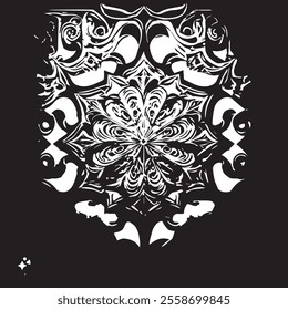 Abstract background. Monochrome texture. Image includes a effect the black and white tones