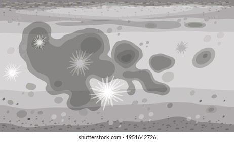Abstract background of Moon surface illustration