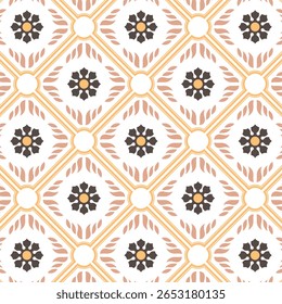 Abstract background with Moroccan and Mediterranean pattern design. Intricate geometric shapes create a traditional, elegant, and decorative visual style.