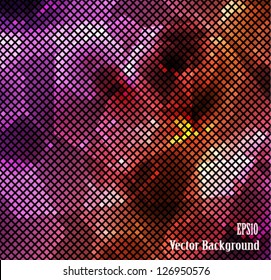 abstract background from a mosaic