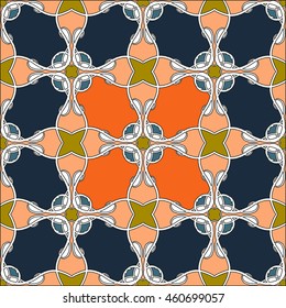 abstract background mosaic asian tiles