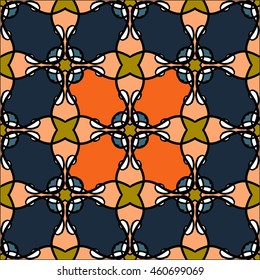 abstract background mosaic asian tiles