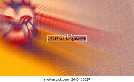 Abstract background mosaic composition, editable vector template for your design