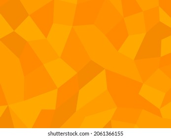 Abstract background mosaic of the geometric square. orange is used for design or backdrops. vector illustration