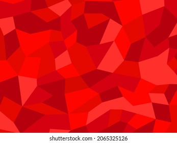 mosaico de fondo abstracto del cuadrado geométrico. El rojo se utiliza para el diseño o los fondos. ilustración vectorial