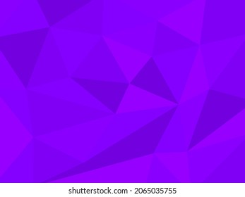 Abstract background mosaic of geometric triangles. purple is used for design or backdrops. vector illustration
