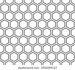 Fondo Abstractas con Formas hexagonales de mosaico. Fondo de mosaico hexagonal. Células hexagonales. Ilustración vectorial de baldosas sin costuras.