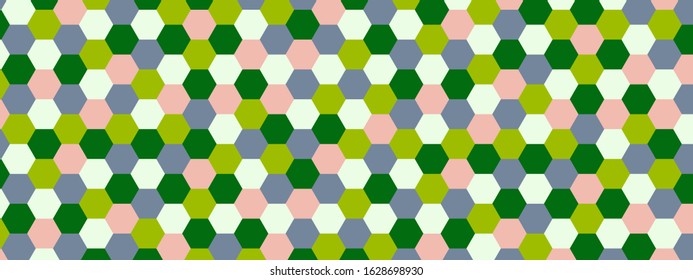 Abstract background mosaic (hexagonal) colorful vector illustration eps10.