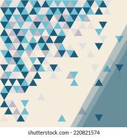 abstract background mosaic with space for text vector