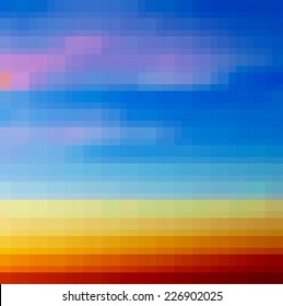 abstract background with mosaic style