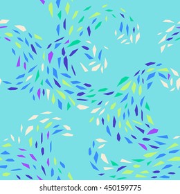 abstract background with mosaic texture. vector seamless pattern with waves