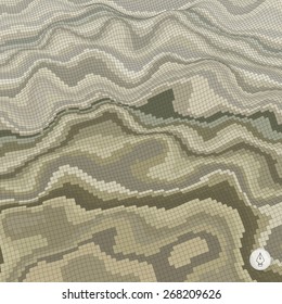 Abstract background. Mosaic. Vector illustration. Can be used for banner, flyer, book cover, poster, web banners.