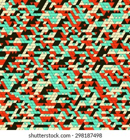 Abstract Background. Mosaic. Vector Illustration. Can Be Used For Wallpaper, Web Page Background, Book Cover.