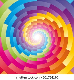 Abstract background with the motif of children's kaleidoscope