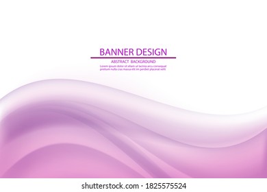 
Abstract background, motion lilac lines wave design. Design element