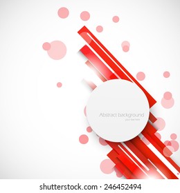 Abstract background in motion straight line style with circle