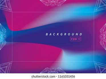Abstract background. Motion vector illustration with Art deco frame.