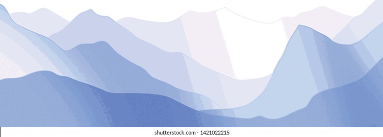 Abstract background, mountain landscape. Vector design.