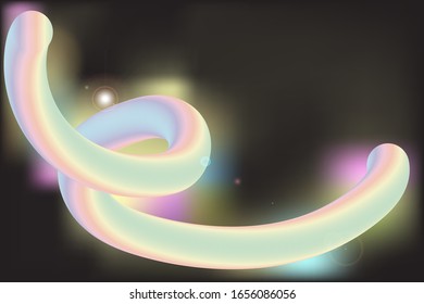 Abstract background Movement And the light in the dark