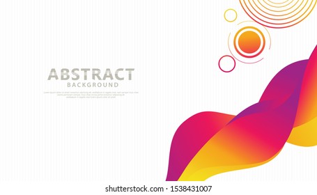 Abstract background with moving colorful dynamic effect. Futuristic Technology Style. Motion Vector Illustration. 