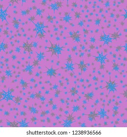 Abstract background multicolor cobweb grid seamless pattern.