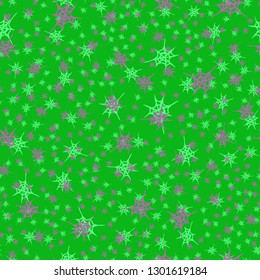 Abstract background multicolor cobweb grid seamless pattern.